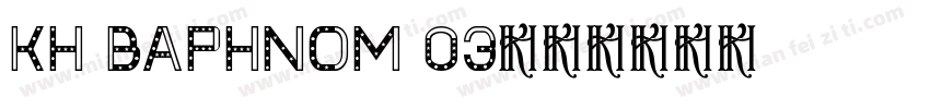 Kh Baphnom 03字体转换